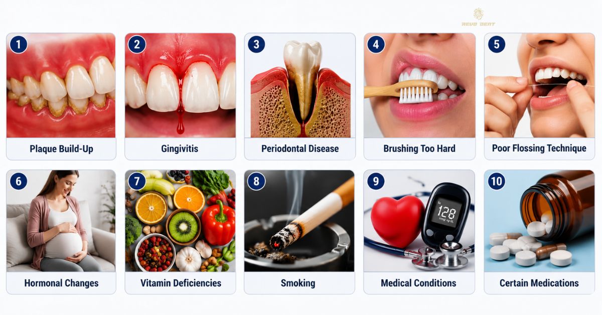 gums bleeding when brushing